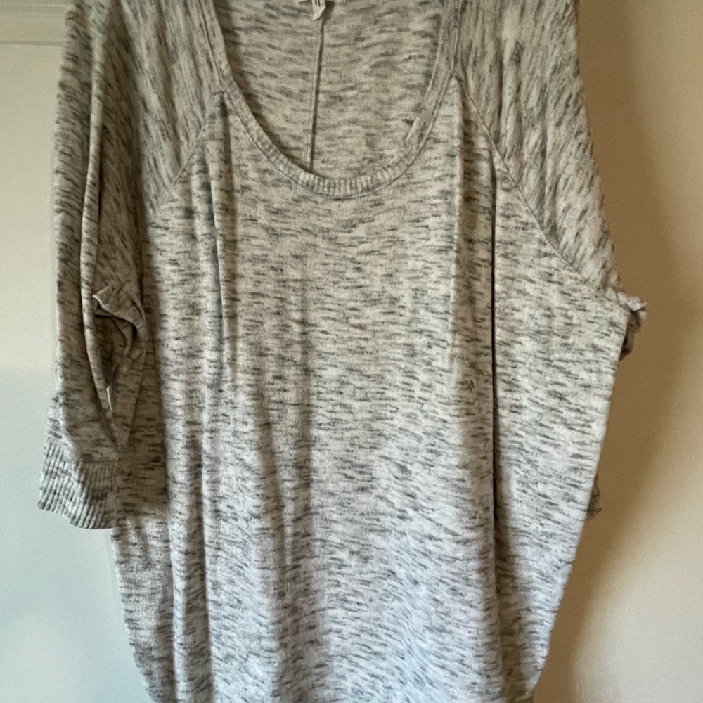 Maurices Gray Boxy Tunic with Relaxed Fit